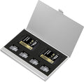 Aluminum SD Card Case, 6Slots Ultrathin SD Card Holder, Memory Card Storage Holder, Fit for 2 SD Card, 4 Micro SD Card, Silver