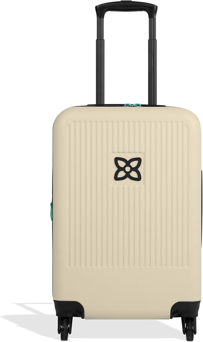 Sherpani Meridian, 22 Inch Carry On Luggage Airline Approved, Rolling Hardside Suitcase 22x14x9, Travel Luggage for Women, Expandable Suitcase, Travel Gift (Bluff)