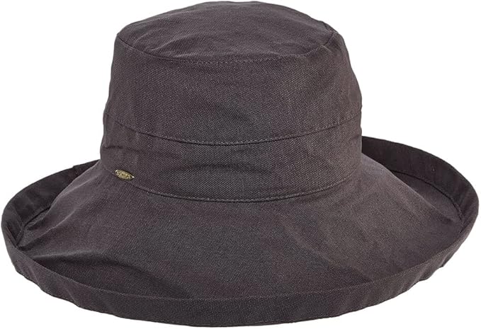 Scala Women's Cotton Hat with Inner Drawstring and Upf 50+ Rating