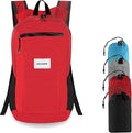 Hiking Daypack - Lightweight & Water-Resistant Portable Backpack for Travel, Camping, Outdoor Adventures(16L, red)