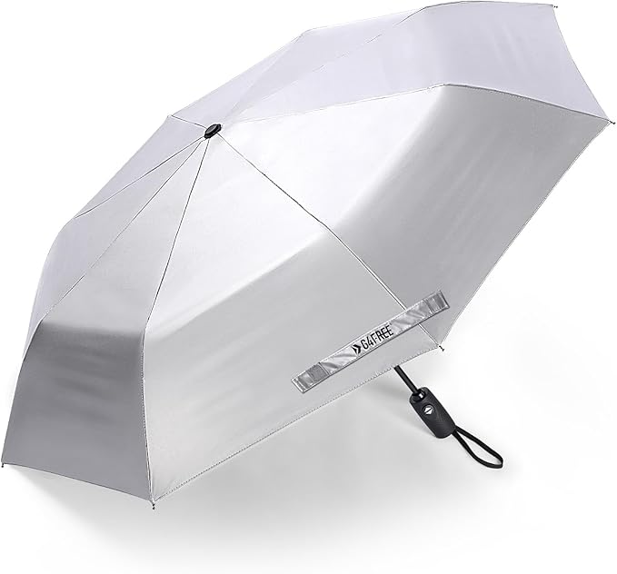 G4Free UPF 50+ UV Protection Large Travel Umbrella 42/46 Inch Auto Open Close Windproof Sun Blocking Umbrella