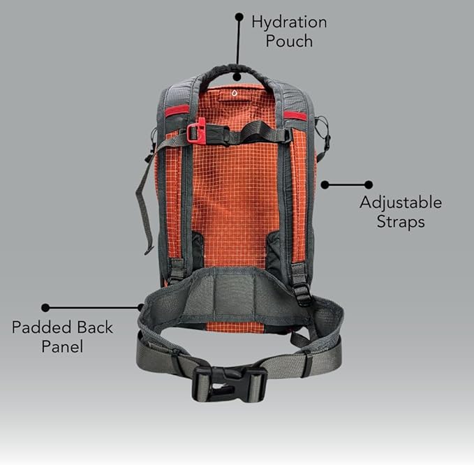 NEAR ZERO 20L Little Dean - Camping Backpack, Lightweight Hiking Backpack for Kids and Adults, Daypack with Smart Storage