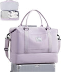 Travel Duffel Bag, Sports Tote Gym Bag, Shoulder Weekender Overnight Bag for Women