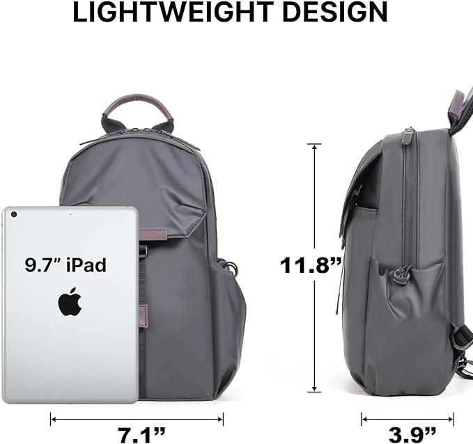 Crossbody Messenger Bag for Women Men Travel Backpack Convertibale Sling Bag Travel Hiking Daypack，Water-Resistant (gray, small)