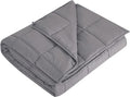 L'AGRATY Weighted Blanket Kids- 40"x60" 10lbs Cooling Breathable Microfiber Material with Glass Beads Small Blanket for All-Season Summer Fall Winter Soft Thick Comfort