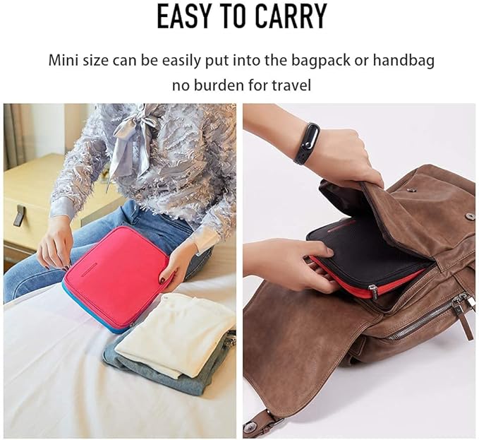 Bee Nesting Waterproof Compression Packing Cubes,Travel Packing organizers for Carry on Luggage,Backpacking, Suitcases