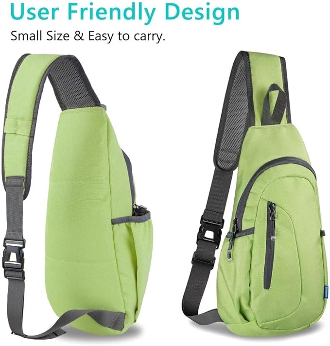 TITECOUGO Small Sling Bag, Lightweight Crossbody Backpack for Men Women, Shoulder Bag for Sports and Outdoor
