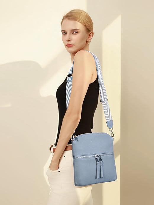 befen Genuine Leather Small Crossbody Purses for Women Travel Cross Body Bags Lightweight with Adjustable Shoulder Strap