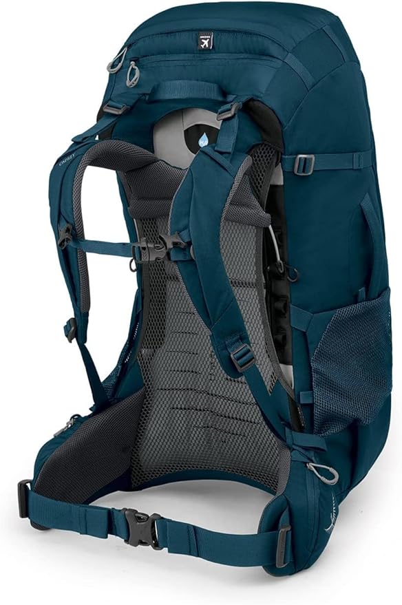 Osprey Fairview Trek 50L Women's Travel Backpack, Night Jungle Blue