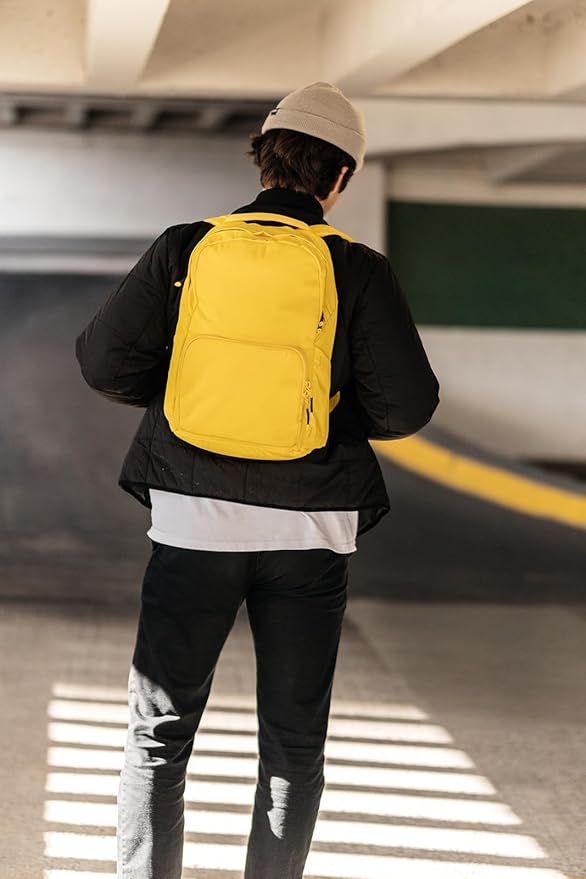 The Brevite Backpack- Casual daypack backpacks for every function. Compact but spacious 18L aesthetic traveling backpack with laptop compartment. (Green)