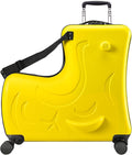 AOWEILA All-in-One Baby Travel Carrier & Ride-On Suitcase – Stroller Replacement with Safe Harness & Easy Pull Handle