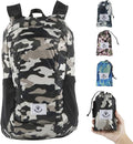 4Monster Hiking Daypack,Water Resistant Lightweight Packable Backpack for Travel Camping Outdoor