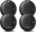 Esky Bluetooth Tracker Tag-4 Pack, Smart Luggage Tracker Compatible with Apple Find My APP (Only for iOS, Not for Android), Key Finder and Item Locator for Luggage, Backpack, Suitcases, Pets, Wallet