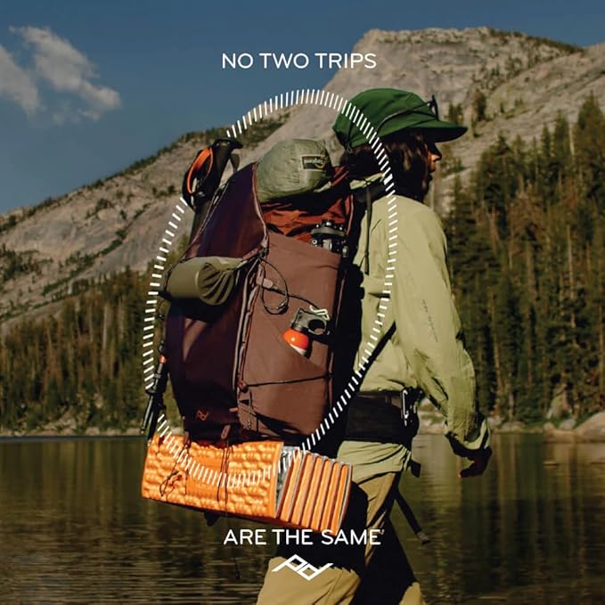 Peak Design Outdoor Backpack 25L, Cloud, Compact and Lightweight Frameless Daypack, Ultra Cinch Roll-Top Design, Ideal for Day Hikes, Camera Carry and Commuting, Versatile Backpack for Men and Women