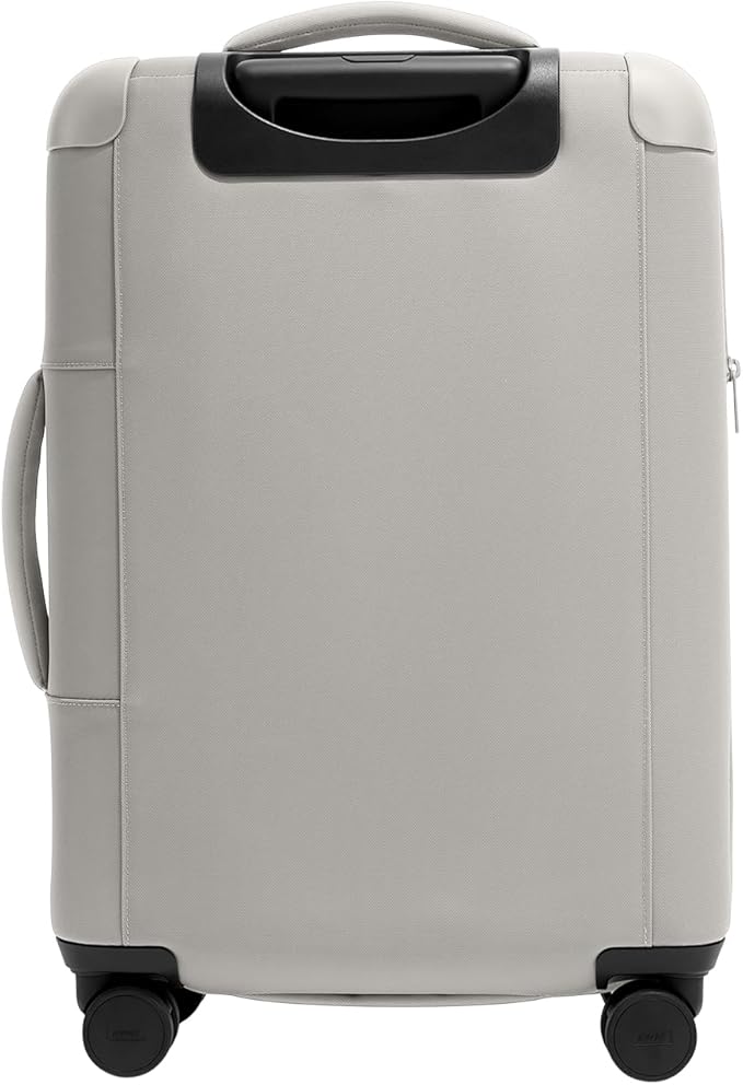 Away Softside Bigger Carry-On Suitcase, 23 Inch Lightweight, Expandable High-Strength Nylon Luggage With Spinner Wheels, Meets Requirements for Most Major Airlines, Cloud Gray