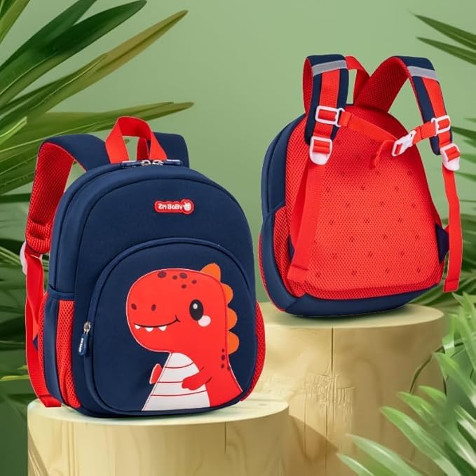 Padgene Toddler Backpacks Kids Preschool Backpack Waterproof Neoprene Animal Schoolbag Lunch backpack 3D Cartoon Mini Travel Bag for Boys Girls Ages 3-5