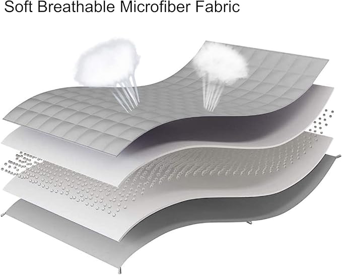 L'AGRATY Weighted Blanket Kids- 40"x60" 7lbs Cooling Breathable Heavy Blanket Microfiber Material with Glass Beads All-Season Summer Fall Winter Soft Thick Comfort