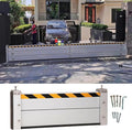 Reusable Flood Barrier, 3/4/5/6/7/8/9/10/11/12/13ft Long Heavy Duty Aluminum Water Barrier Shield for Sliding Glass Door/Driveway/Home Doorway, Removable Stopper Shield with Rubber(H 1.3ft