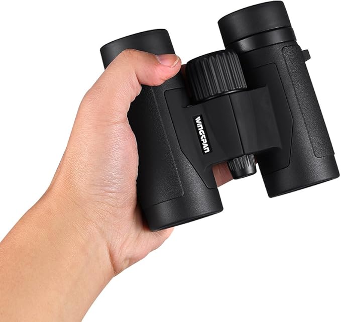 Wingspan Optics FieldView 8X32 Compact Binoculars for Bird Watching. Lightweight and Compact for Hours of Bright, Clear Bird Watching. Also for Outdoor Sports Games and Concerts