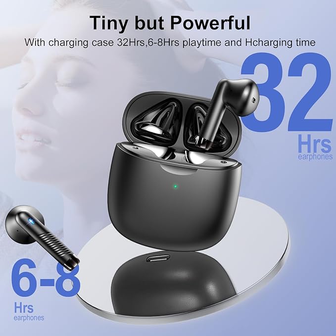 AI Translation Earbuds Real Time with Audio and Video Calls, 3-in-1 Language Translator Earbuds,164 Languages, 7 Translation Modes, 32H Buletooth 5.3 Headphones with Mic Translating Device