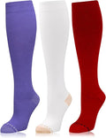 NEWZILL Copper Compression Socks for Women & Men 15-20mmHg Cotton Rich Odor Control Dress Socks for Business Casual Running Medical Athletic Support, Edema Diabetic Relief