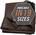 Large Waterproof Tarp - Heavy Duty 10 Mil Thick Poly Tarpaulin Ideal for Canopy Tents, Boats, RV or Pool Covers - Multipurpose Protective Tarps with Grommets for Indoor and Outdoor Use | 25' x 40'