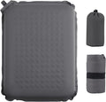 Self-Inflating Airplane Seat Cushion for Long Flights – Portable Travel Cushion Airplane Seat - Memory Foam Travel Seat Cushion Providing Pressure Relief and Premium Comfort (Grey)