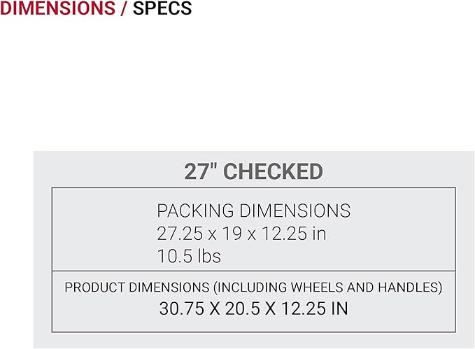 SwissGear 7366 Hardside Expandable Luggage with Spinner Wheels, Grey, Checked-Large 27-Inch
