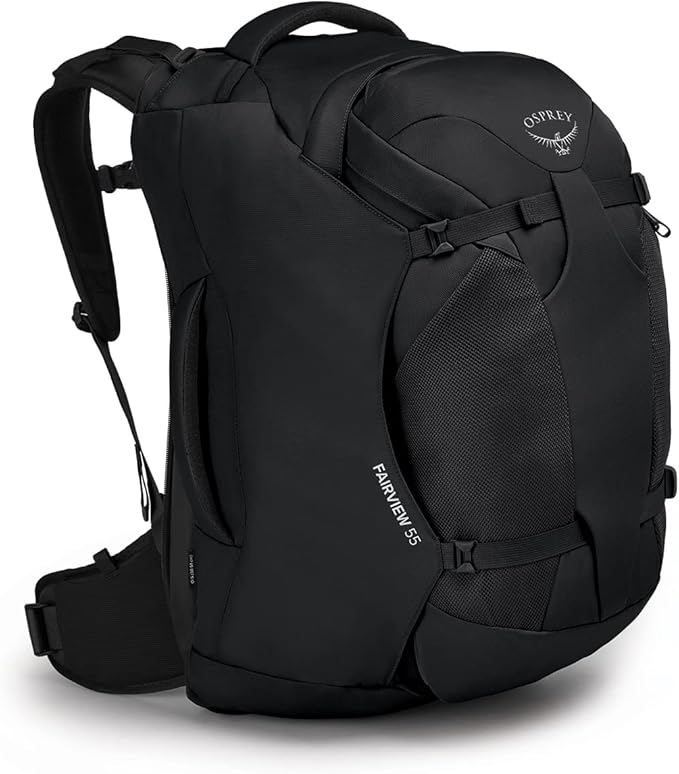 Osprey Fairview 55L Women's Travel Backpack, Black