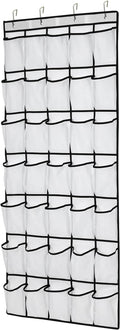 35Large Pockets Over The Door Shoe Organizer, Mesh Pockets Shoe Holder Rack, Capacity Shoe Hanging Storage，door shoe rack With 4 Metal Hook.