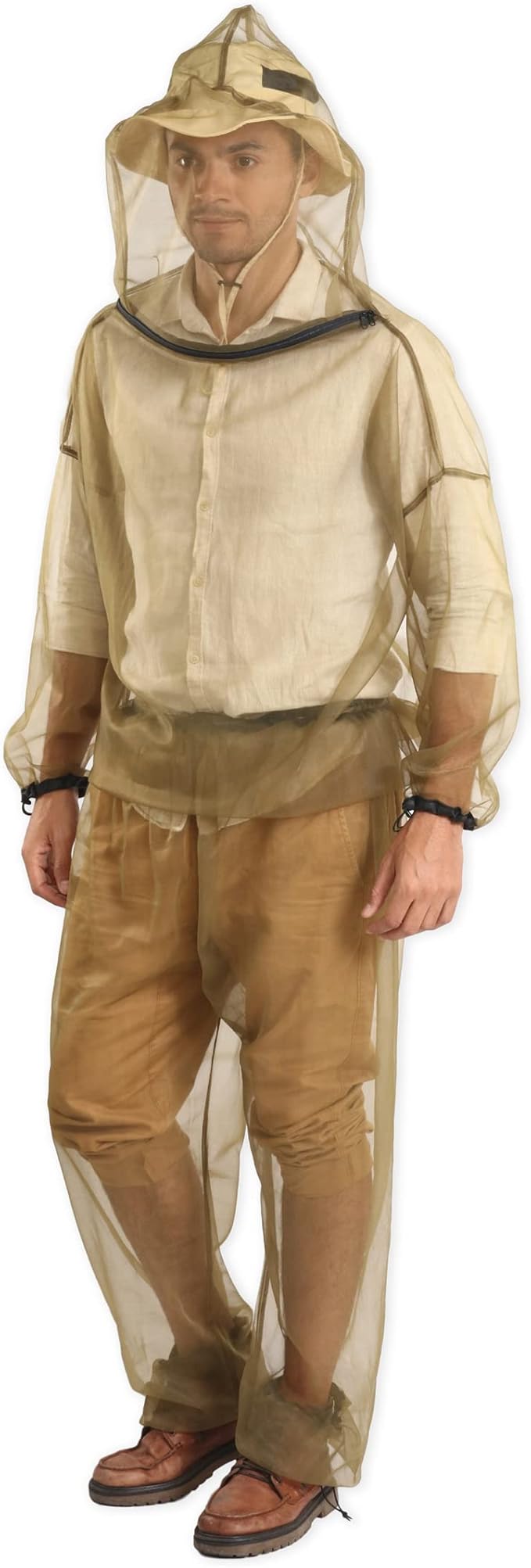 Tough Outfitters Mosquito Suit Jacket & Pants - Mosquito Repellent Clothing for Men & Women - Insect, Bug Proof Net Mesh Suit for Gardening & Outdoor - from Flies, Tick, Gnats - Med