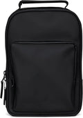 RAINS Large Book Daypack, Backpack, Laptop Bag, Waterproof, 2 Year Warranty, Black
