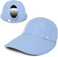Ponyflo Sunblocker Wide Brim Hat - Oprah Awards Best Sun Hat - UV 50 Protection - Ponytail Sunhat for Women