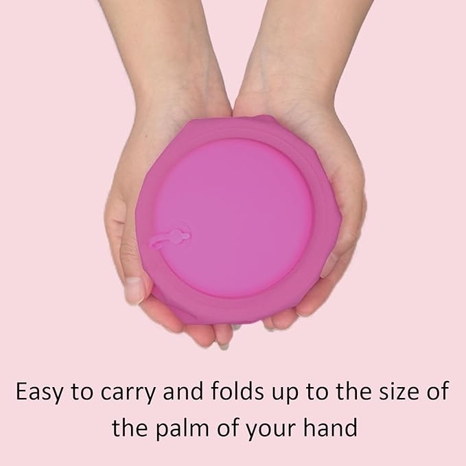 Inflatable Travel Pillow for Sleeping Airplane - Inflatable Neck Pillow for Traveling on Plane, Press to Inflate,Portable Travel Neck Pillow with Carry Bag （Pink）