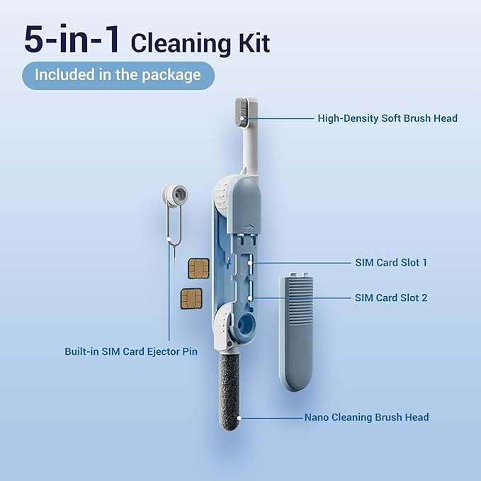 M3 Offline Translation Earbuds 74 Languages and Accents Lifetime-Free AI Translation Earbuds Real TimeTranslator Device in Real Time fit iOS & Android with Earbuds Cleaning Brush