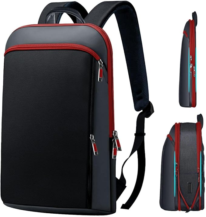 ZINMARK Slim Expandable 15 15.6 16 Inch Laptop Backpack Anti Theft Travel Business Durable Computer Bag, Multipurpose Large Capacity Daypack for Men And Women，BRD01
