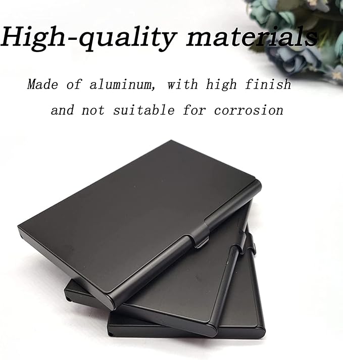 Aluminum SIM Card Case, 12 Slots Ultrathin Nano SIM Card Holder with SIM Card Adapter Kit for Travelers or Holiday Trip (Black)