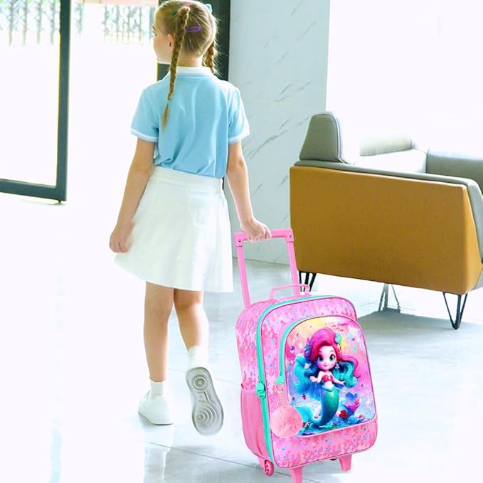 Kids Luggage for Boys Girls, Toddler Rolling Travel Carry on Suitcase with Wheels
