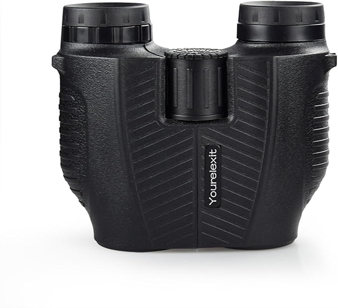 12x25 Compact Binoculars for Adults & Kids, High Powered Lightweight Waterproof Binoculars with Large Eyepiece, Low Light Vision for Bird Watching, Hunting, Travel, and Sightseeing