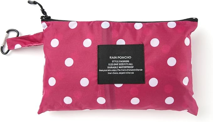 SaphiRose Unisex Rain Poncho Raincoat Hooded for Adults Women with Pockets