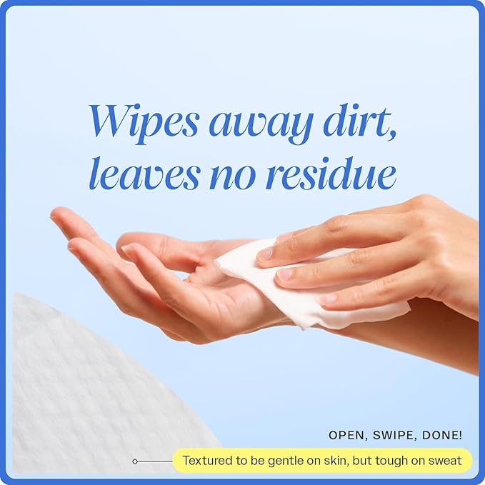 On-the-Go Body Cleansing Cloths Variety - 30 CT Large, Biodegradable Wipes for Instant Freshness - Perfect for Travel, Post-Workout, and Quick Clean-Ups