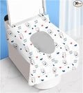 Disposable toilet seat cover,30 pieces of oversized waterproof toilet seat paper, suitable for children and adults, potty training, travel, public toilets, aircraft