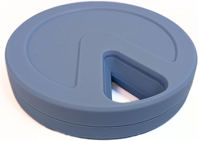 Travel RX Pill Case by Type Two Labs – Weekly 7 Day Pill Box, Compact Magnetic Organizer for Pills fits Purses or Pockets, Rugged Daily Caddy Holds Vitamins, Supplements and Medication. (Blue)