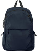 Multi-Pocket Laptop Backpack, 24L Capacity, Fits 14-inch Laptop, 16.9x12.6x5.5 inches, 1.1 lbs, Black/Navy/Gray (Blue)