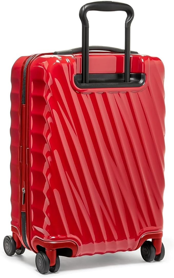 TUMI - 19 Degree International Expandable 4 Wheeled Carry-On - Hard Shell Suitcase - 21.8" X 14.0" X 9.0" - Red