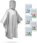 SaphiRose Disposable Rain Ponchos Emergency Clear Poncho