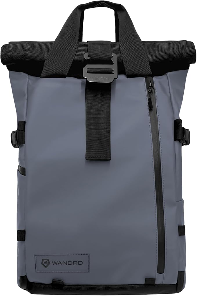 WANDRD PRVKE 21L, V3 Backpack: Weather-Resistant Travel & Camera Backpack with Laptop Sleeve, Quick Side Access, Clamshell Opening – Ideal Photography & Travel Bag (Aegean Blue)