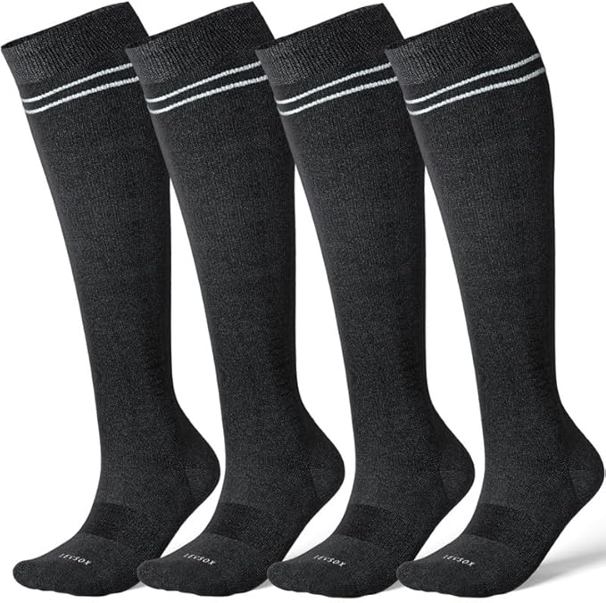 LEVSOX Compression Socks for Pregnant Women 20-30 mmHg Knee High Cute Funny Mens Supports Socks for Nurses, Medical, Travel