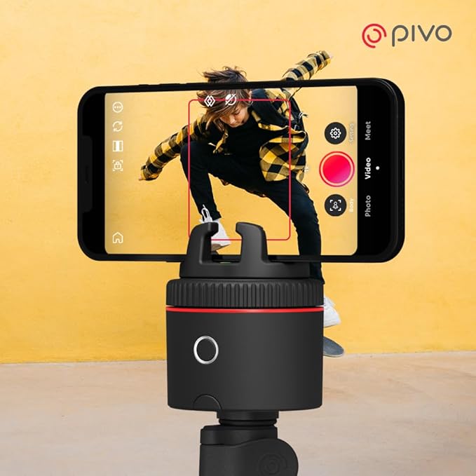 Pivo Pod Classic Auto Face Tracking Phone Holder, 360° Rotation, Content Creator Essentials for Fitness Tracker with Remote Control