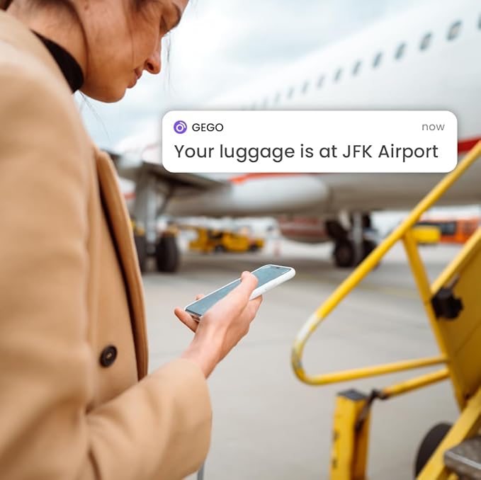 GEGO PRO GPS Tracker - Universal Tracking for Luggage, Vehicles, Trailers, Bike, Person | Real-Time GPS Tracking, WiFi, GSM & Bluetooth | Long Battery Life | Subscription Required